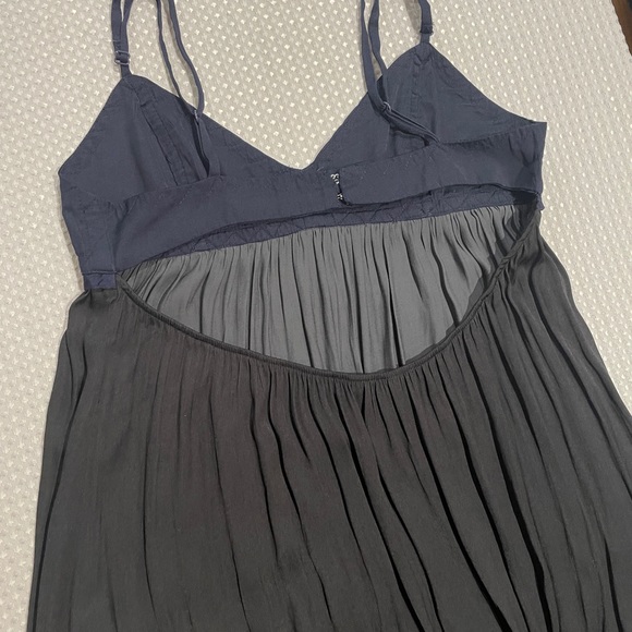 Zara black and navy blue high low dress us size small - Picture 6 of 6